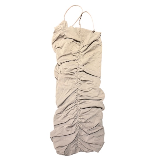 Babaton by Aritzia Ruched Bodycon Slip Dress – Size L - Picture 3 of 5